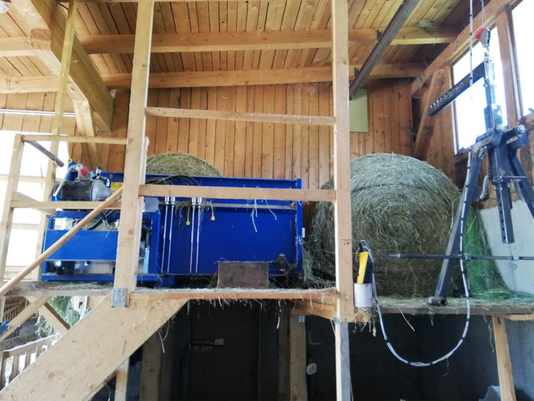 Further view of the feeding facility belonging to the Wöss family
