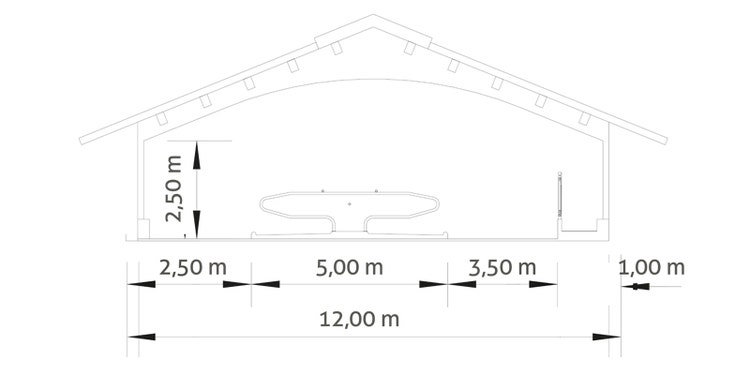 picture cross-section loose housing