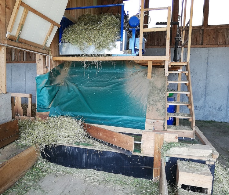 Innenansicht Stall Wöss