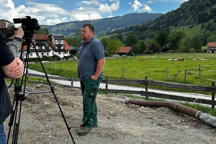 Interview Foto mit dem Betreiber